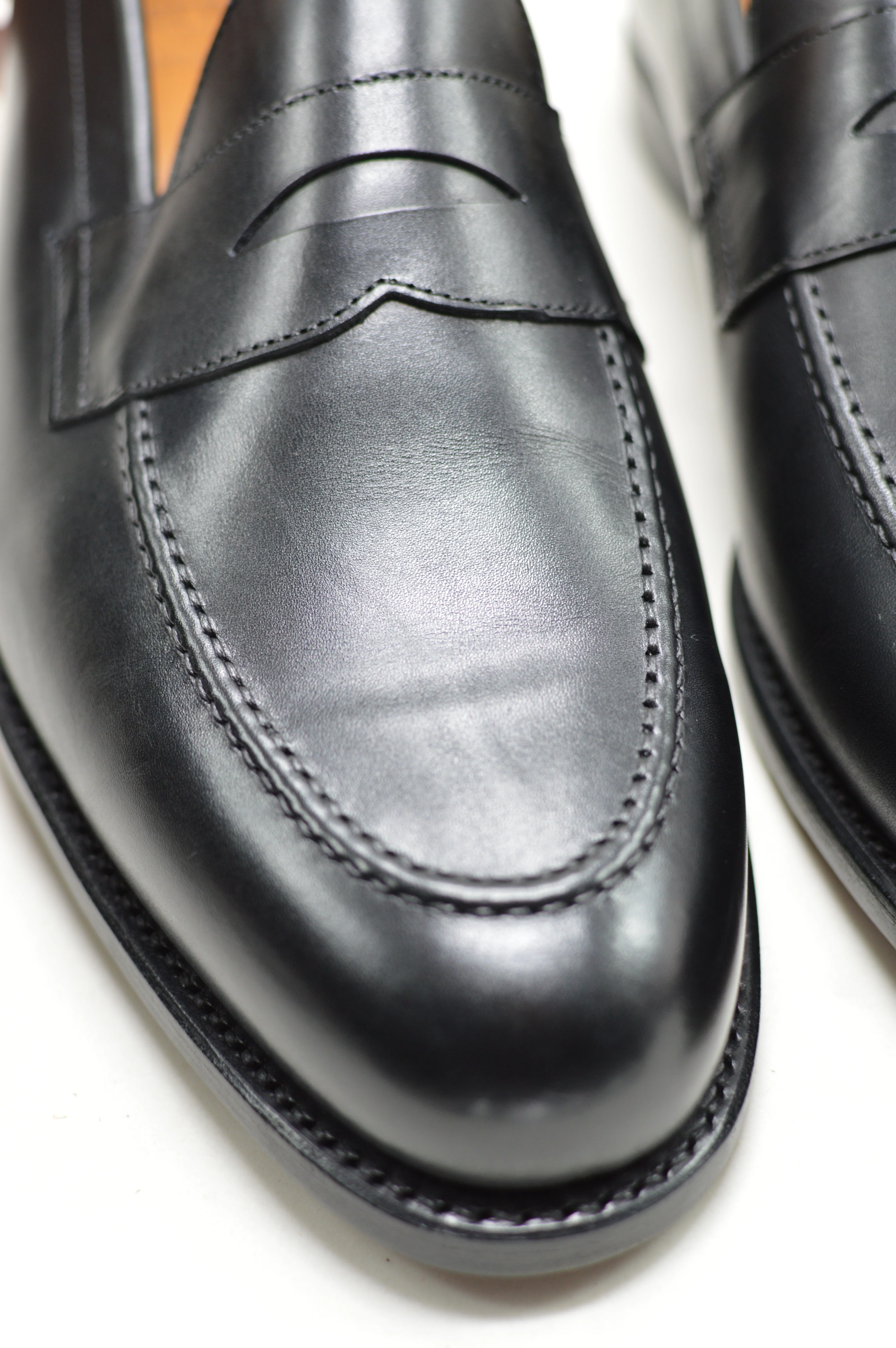 FACTORY SECOND Berwick 1707 Penny Loafer (9628) - Black Boxcalf - Image 15