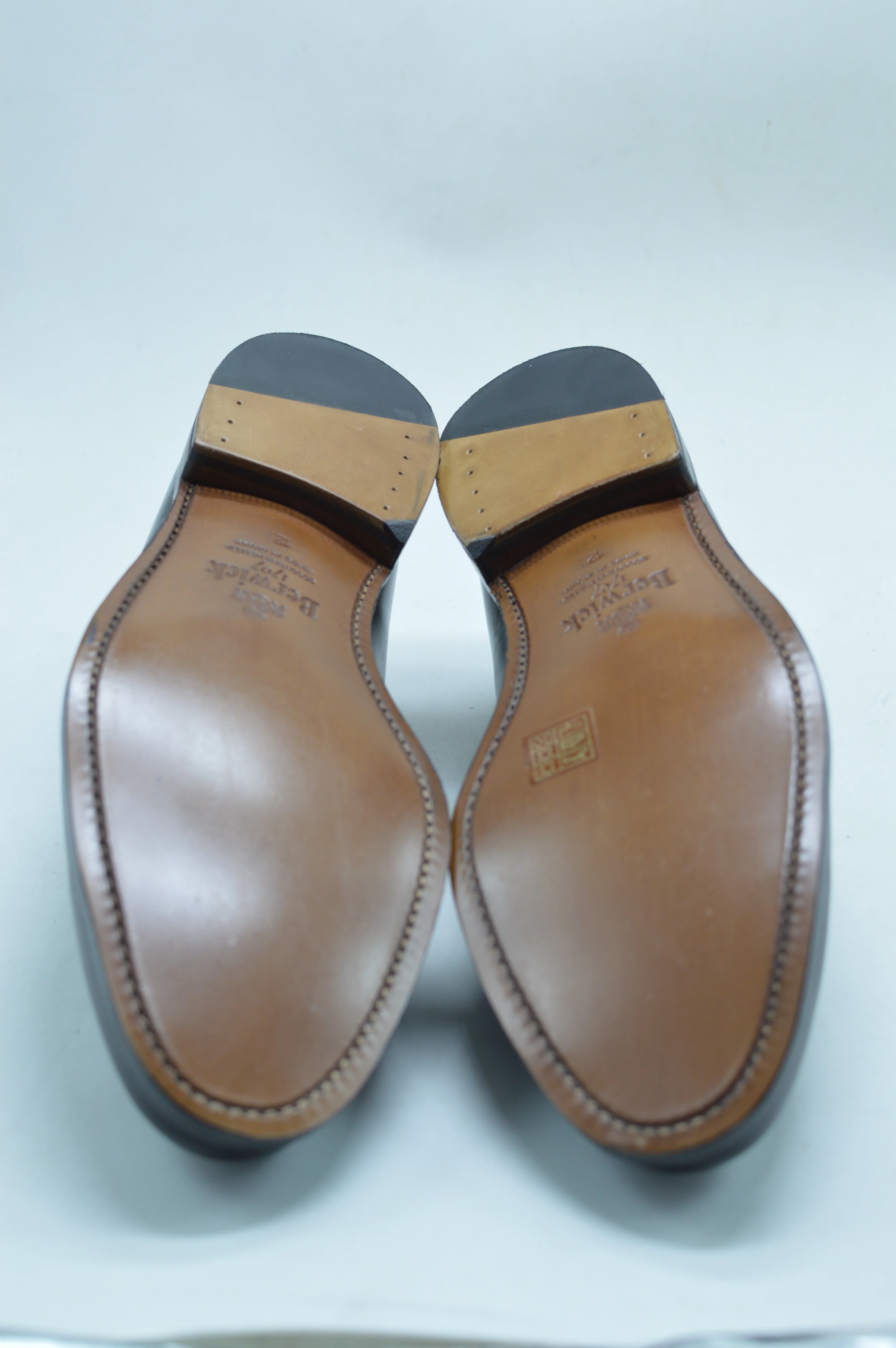 FACTORY SECOND Berwick 1707 Penny Loafer (9628) - Black Boxcalf - Image 16