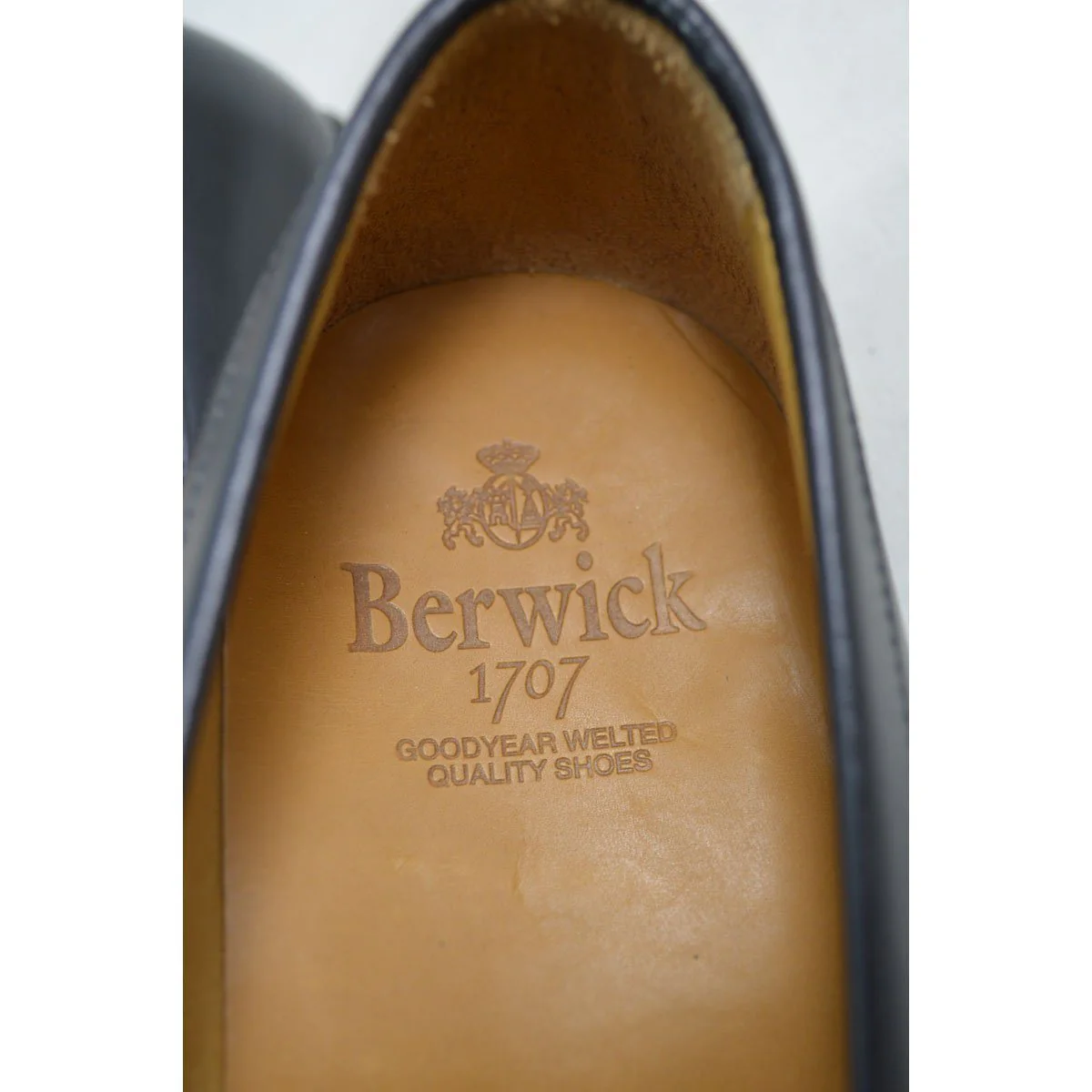 FACTORY SECOND Berwick 1707 Penny Loafer (9628) - Black Boxcalf - Image 7