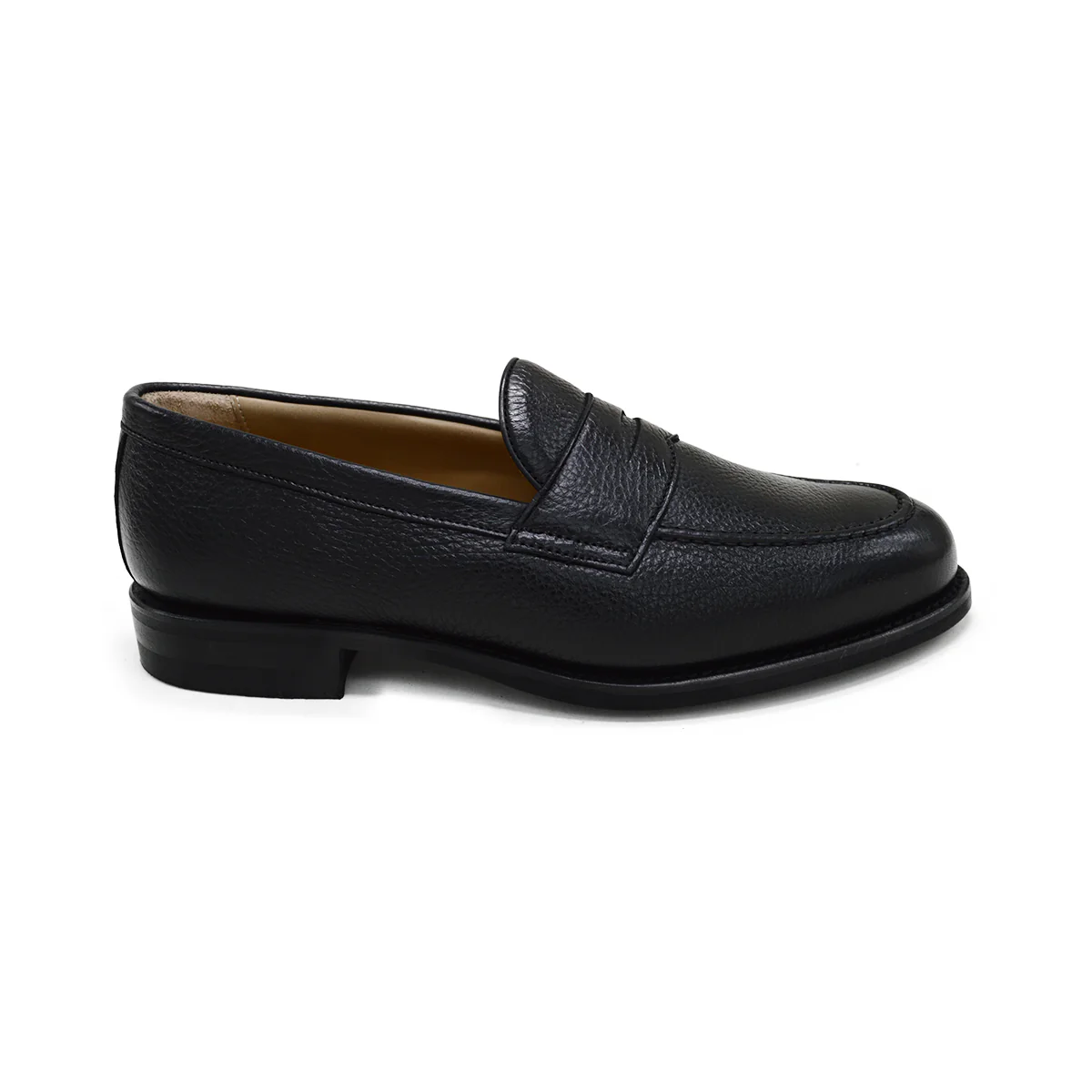 FACTORY SECOND Berwick 1707 Penny Loafer (9628) Black Deerskin