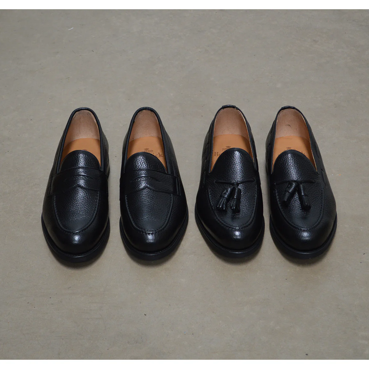 FACTORY SECOND Berwick 1707 Penny Loafer (9628) Black Deerskin - Image 11