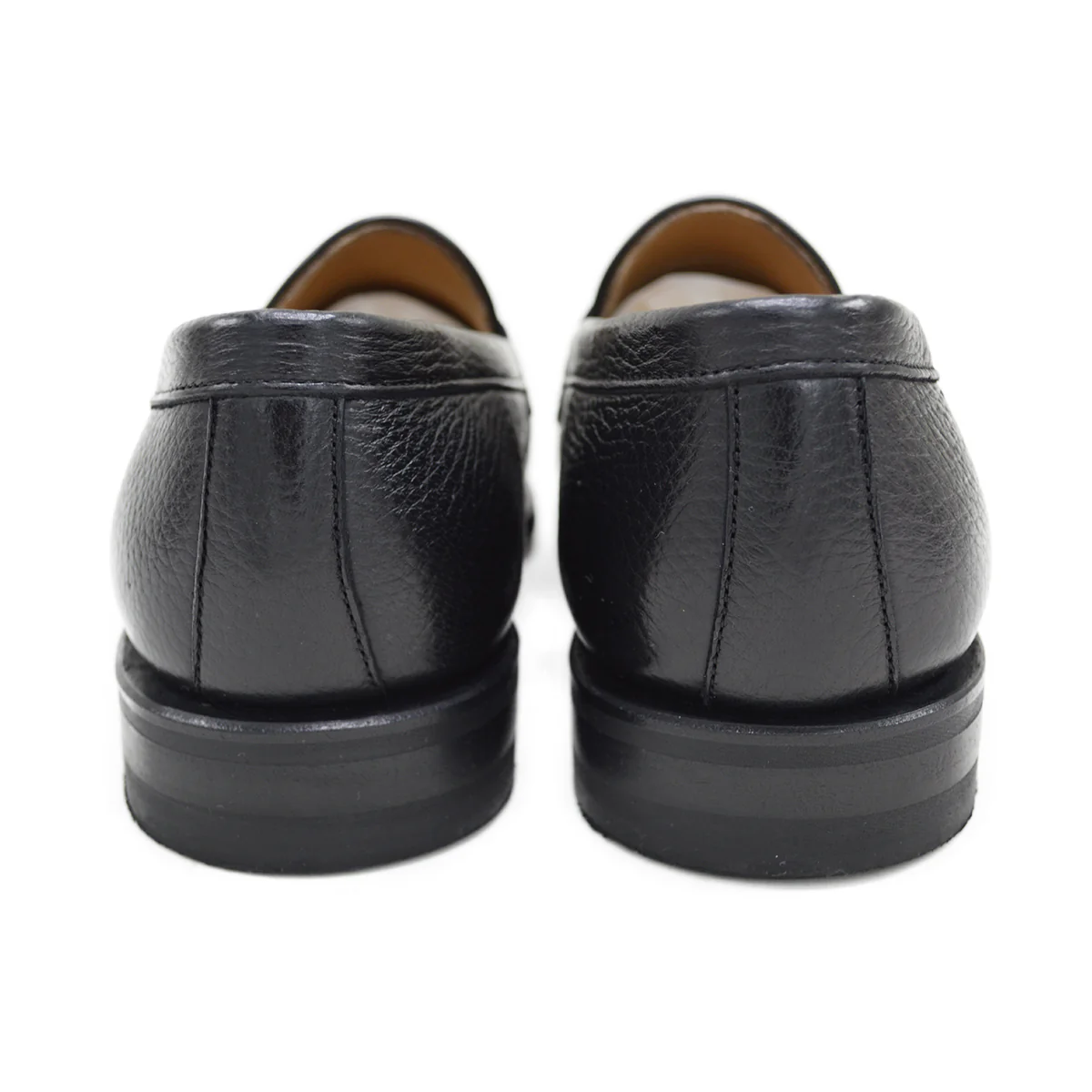 FACTORY SECOND Berwick 1707 Penny Loafer (9628) Black Deerskin - Image 6