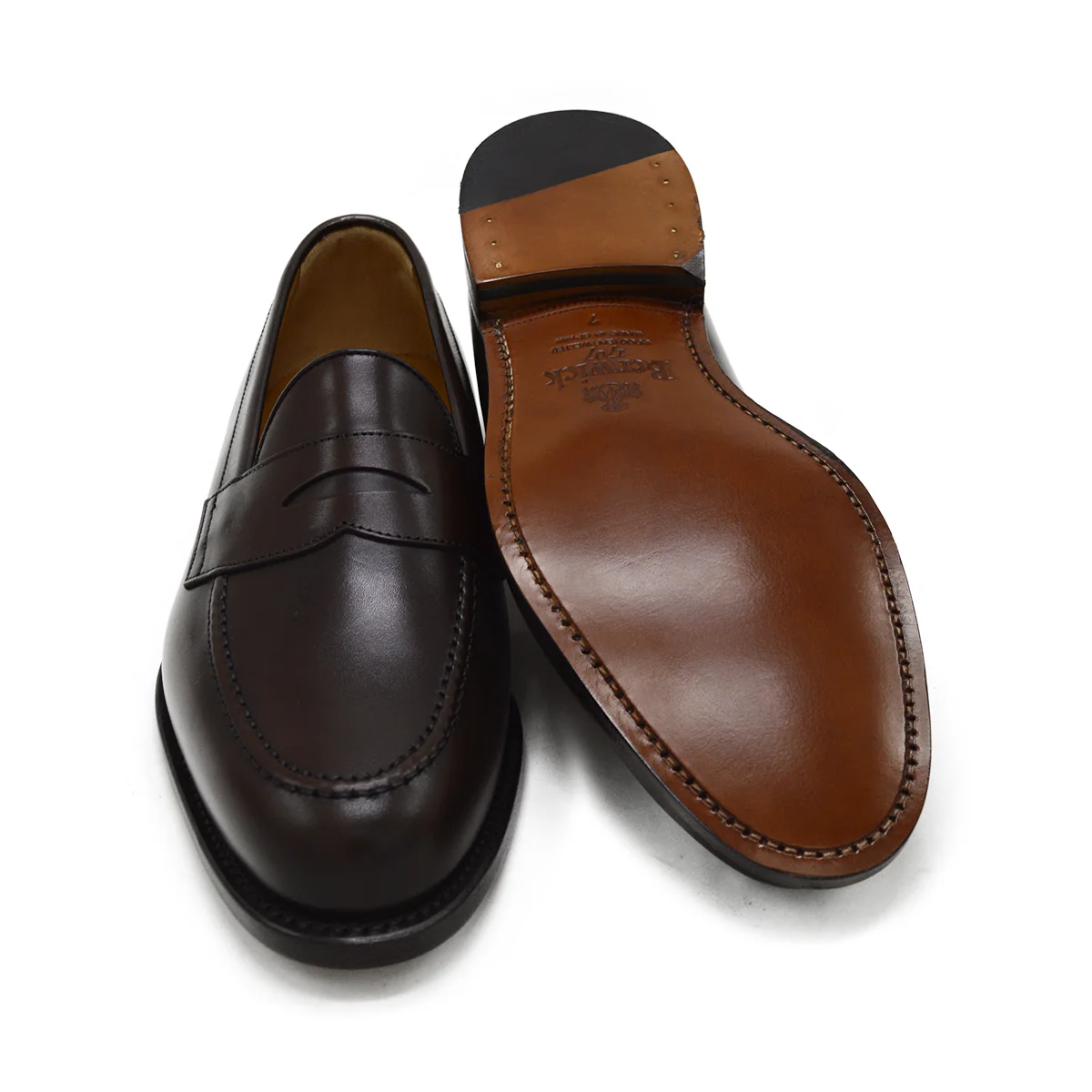 Berwick 1707 Penny Loafer (9628) Dark Brown - Image 2