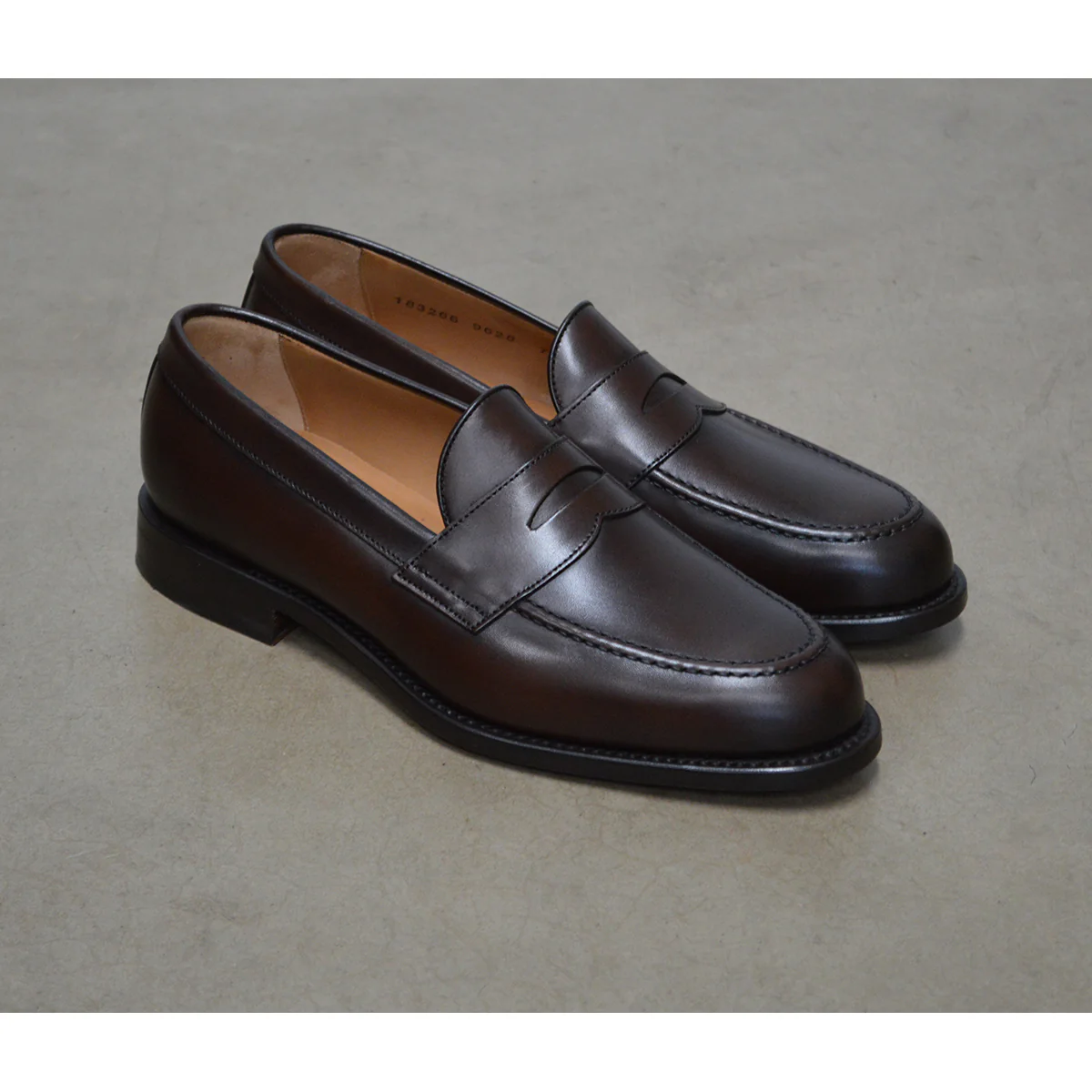 FACTORY SECOND Berwick 1707 Penny Loafer (9628) Dark Brown - Image 7