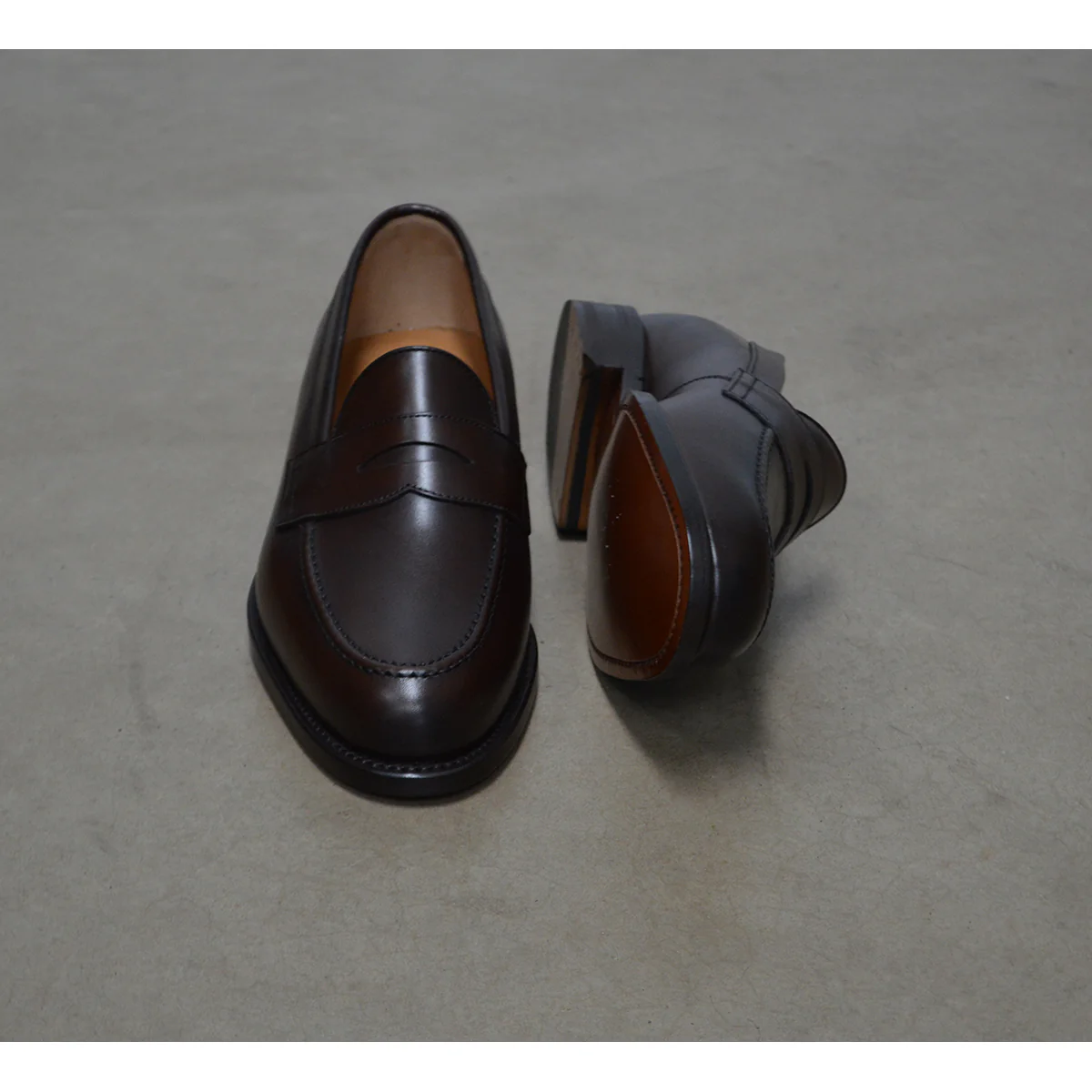 FACTORY SECOND Berwick 1707 Penny Loafer (9628) Dark Brown - Image 8