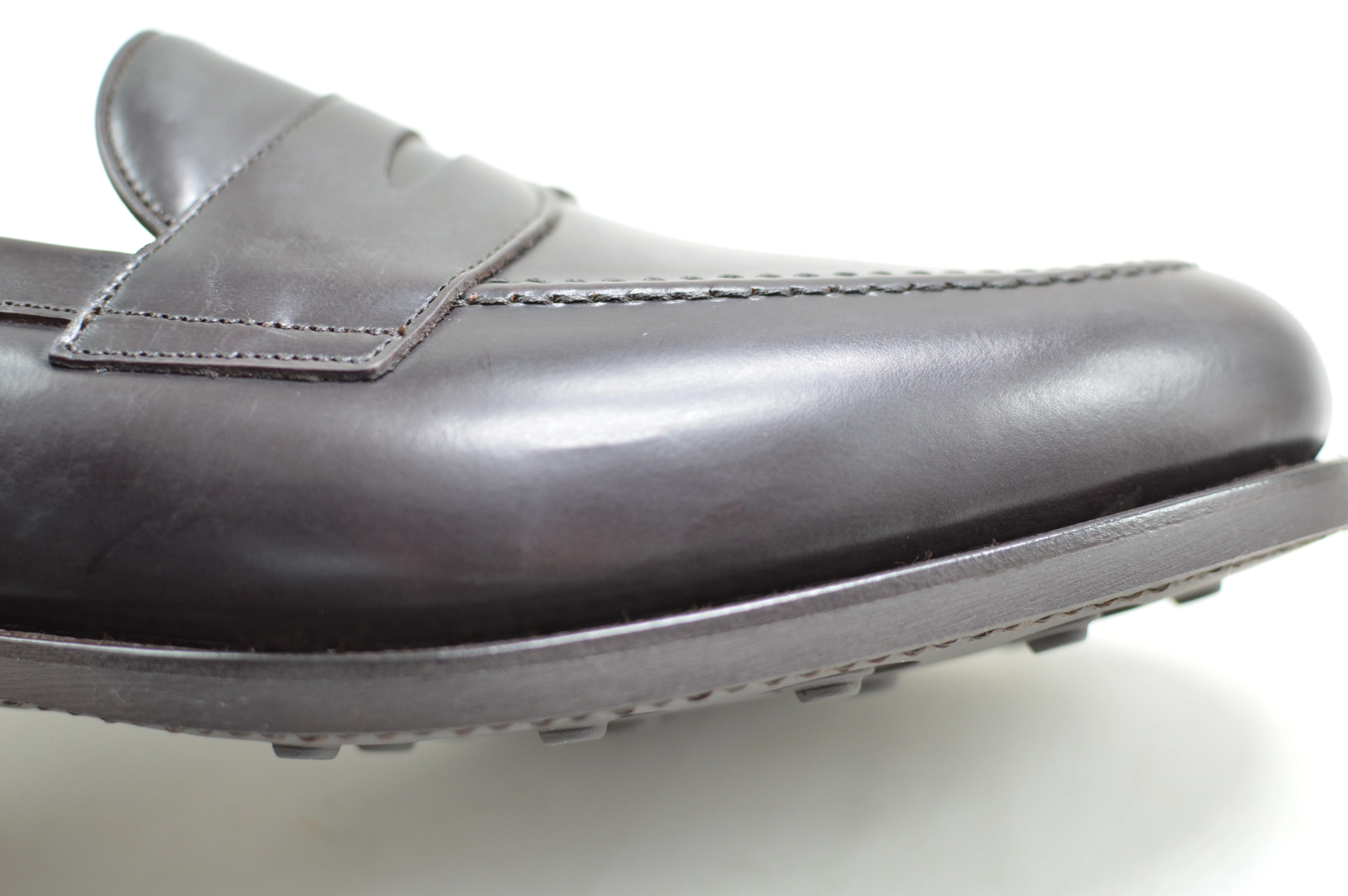 FACTORY SECOND Berwick 1707 Penny Loafer (9628)- Dark Brown Dainite - Image 13