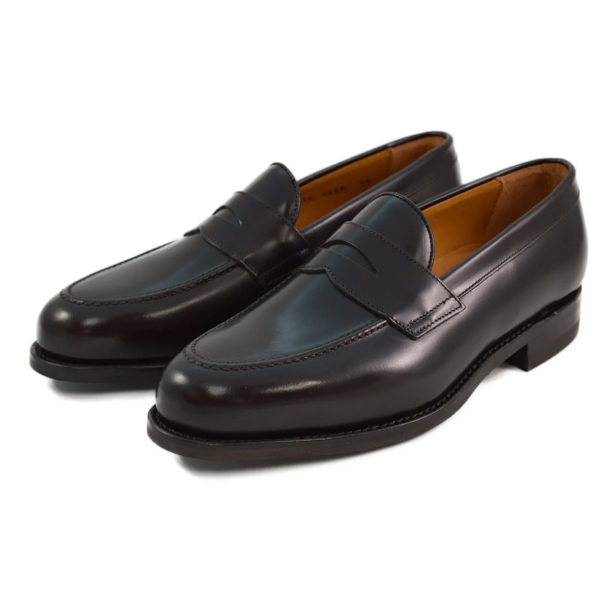 FACTORY SECOND Berwick 1707 Penny Loafer (9628)- Dark Brown Dainite - Image 3