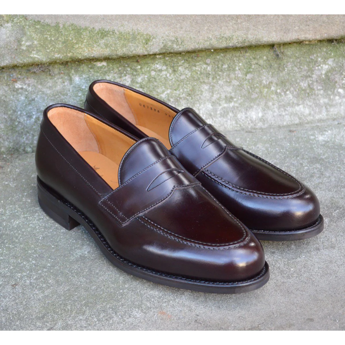 FACTORY SECOND Berwick 1707 Penny Loafer (9628)- Dark Brown Dainite - Image 8