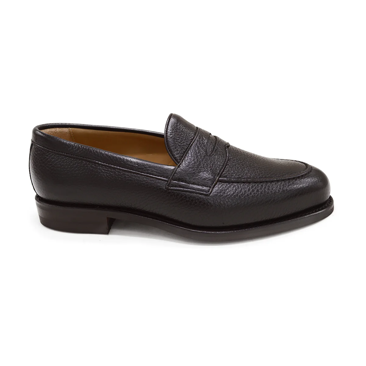FACTORY SECOND Berwick 1707 Penny Loafer (9628) Dark Brown Deerskin