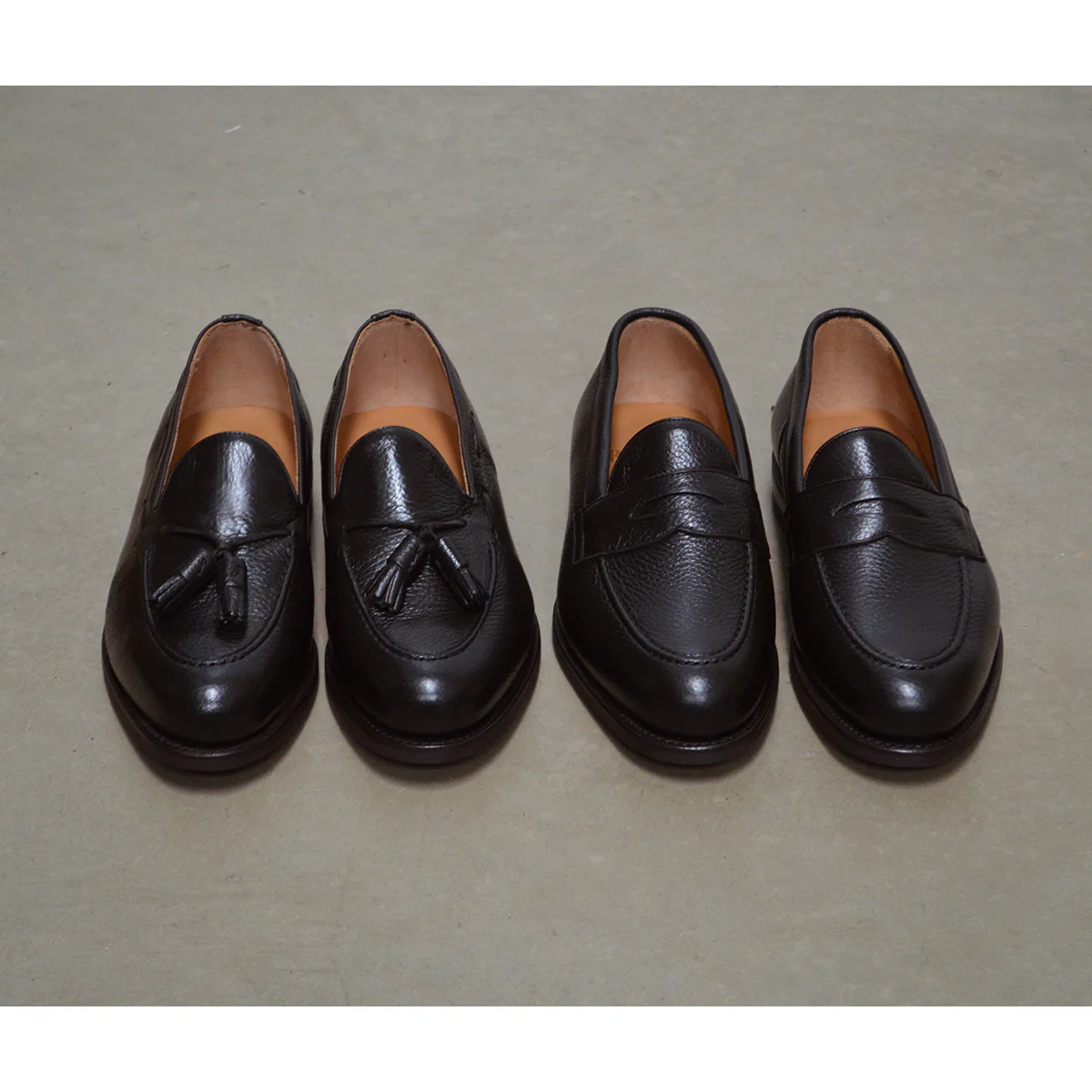 FACTORY SECOND Berwick 1707 Penny Loafer (9628) Dark Brown Deerskin - Image 10
