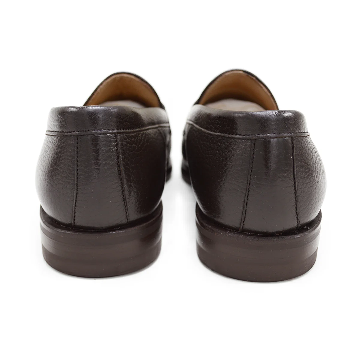 FACTORY SECOND Berwick 1707 Penny Loafer (9628) Dark Brown Deerskin - Image 6