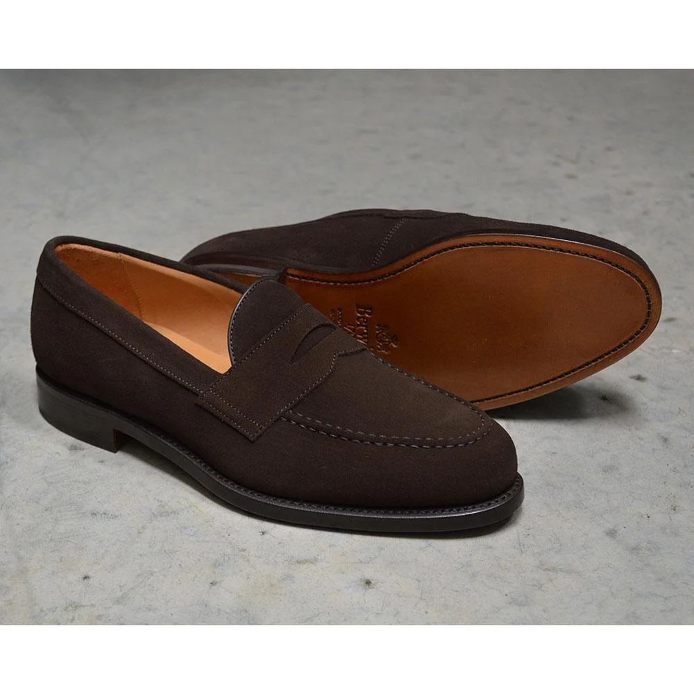FACTORY SECOND Berwick 1707 Penny Loafer (9628) Suede - Image 11