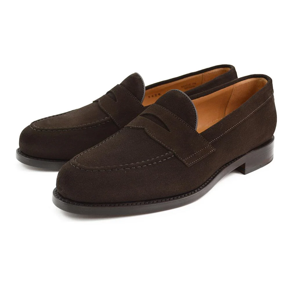 FACTORY SECOND Berwick 1707 Penny Loafer (9628) Suede - Image 3