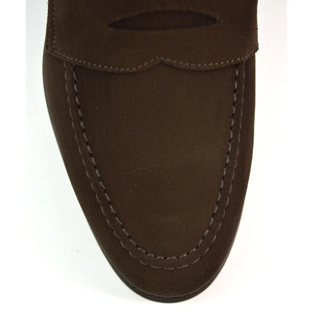 FACTORY SECOND Berwick 1707 Penny Loafer (9628) Suede - Image 7