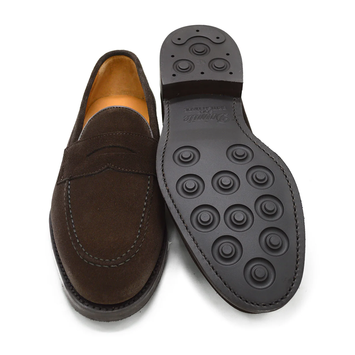 FACTORY SECOND Berwick 1707 Penny Loafer (9628) Suede (Dainite) - Image 8