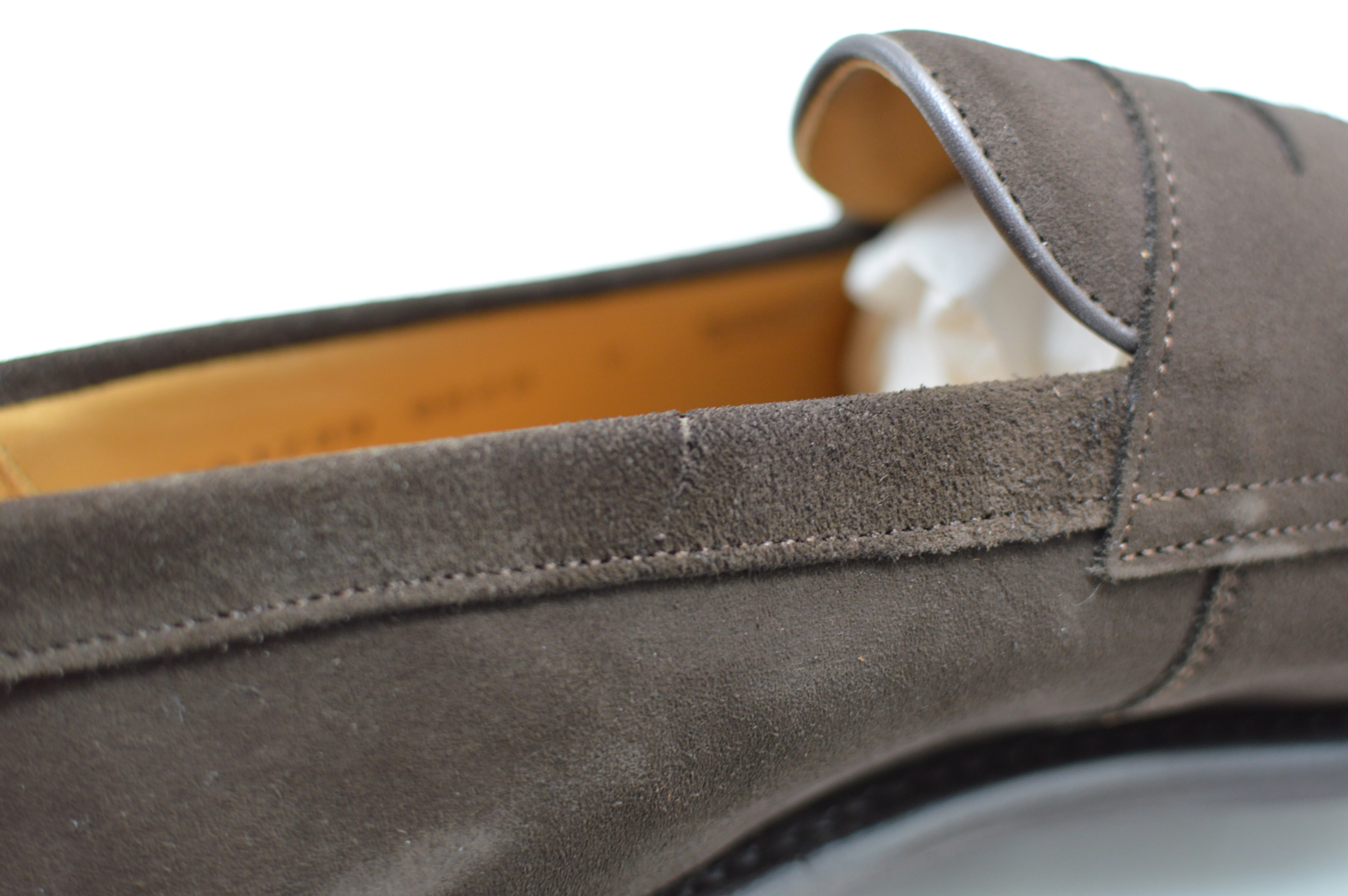 FACTORY SECOND Berwick 1707 Penny Loafer (9628) Suede (Dainite) - Image 9