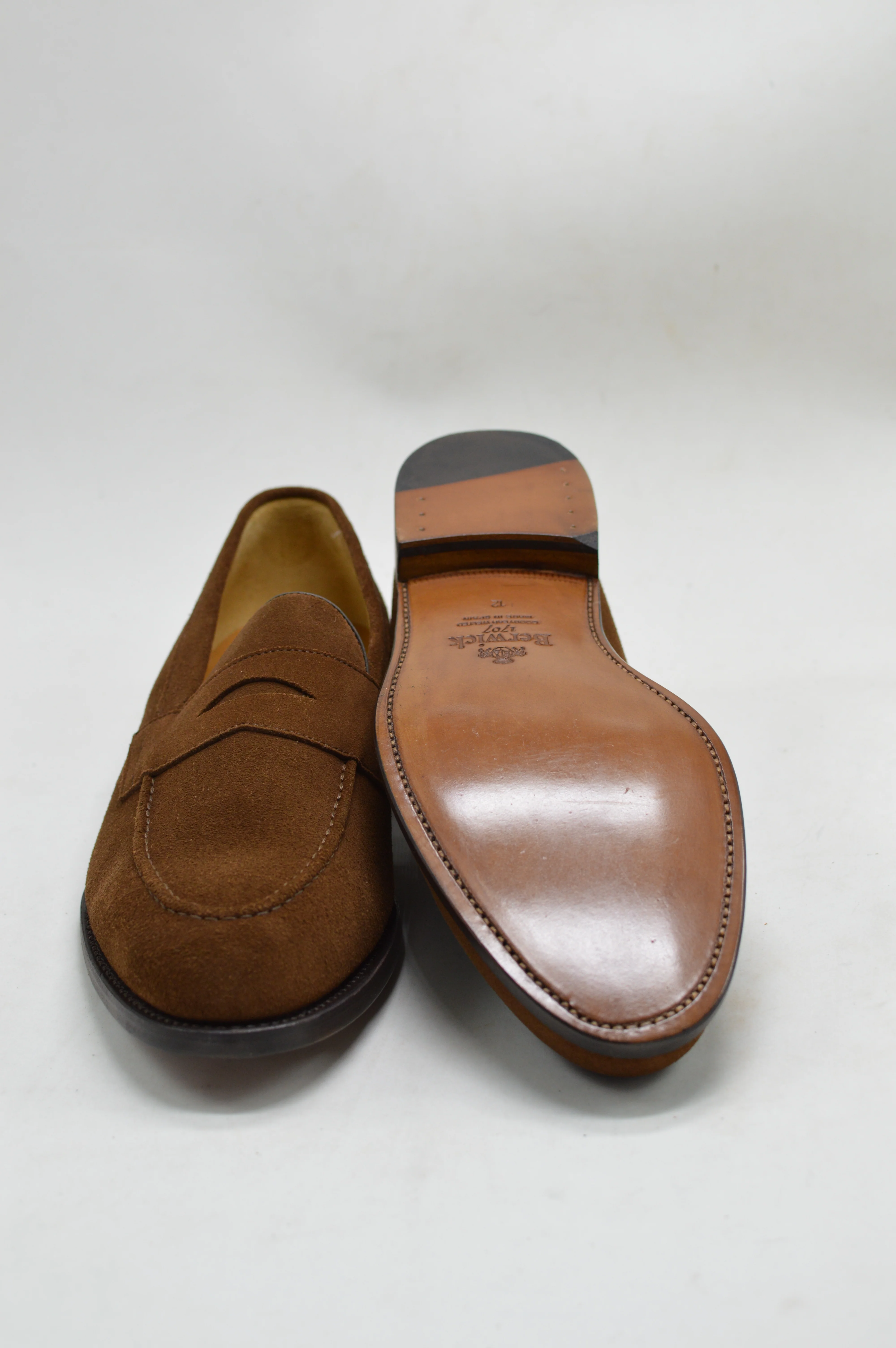 FACTORY SECOND Berwick 1707 Penny Loafer (9628) Suede K5 - Image 6