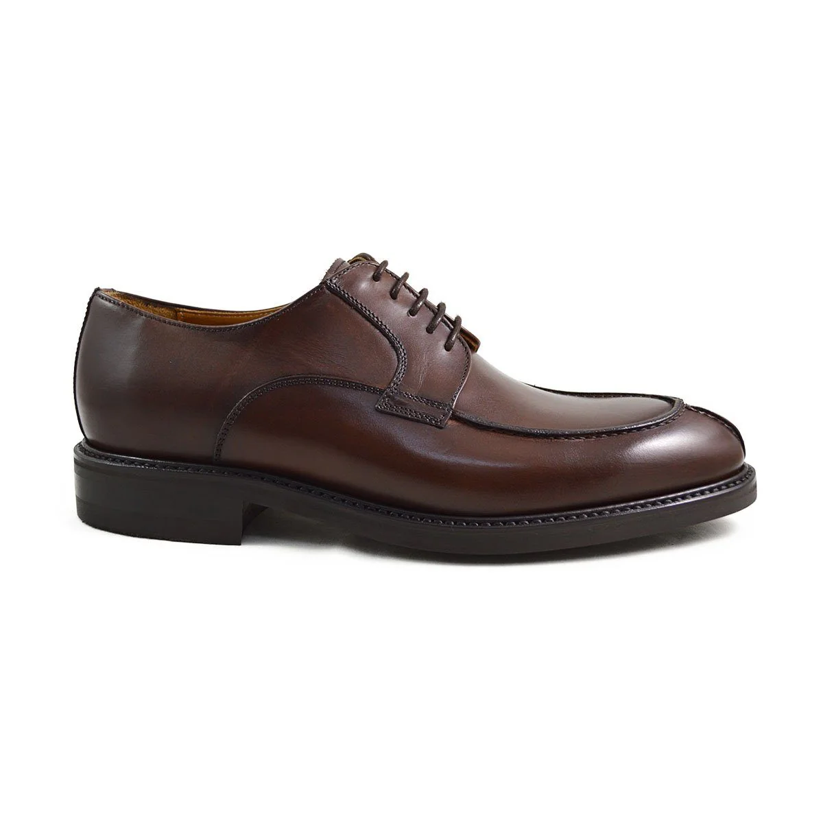 FACTORY SECOND Berwick 1707 Split Toe Derby Shoe (2439) Dark Brown