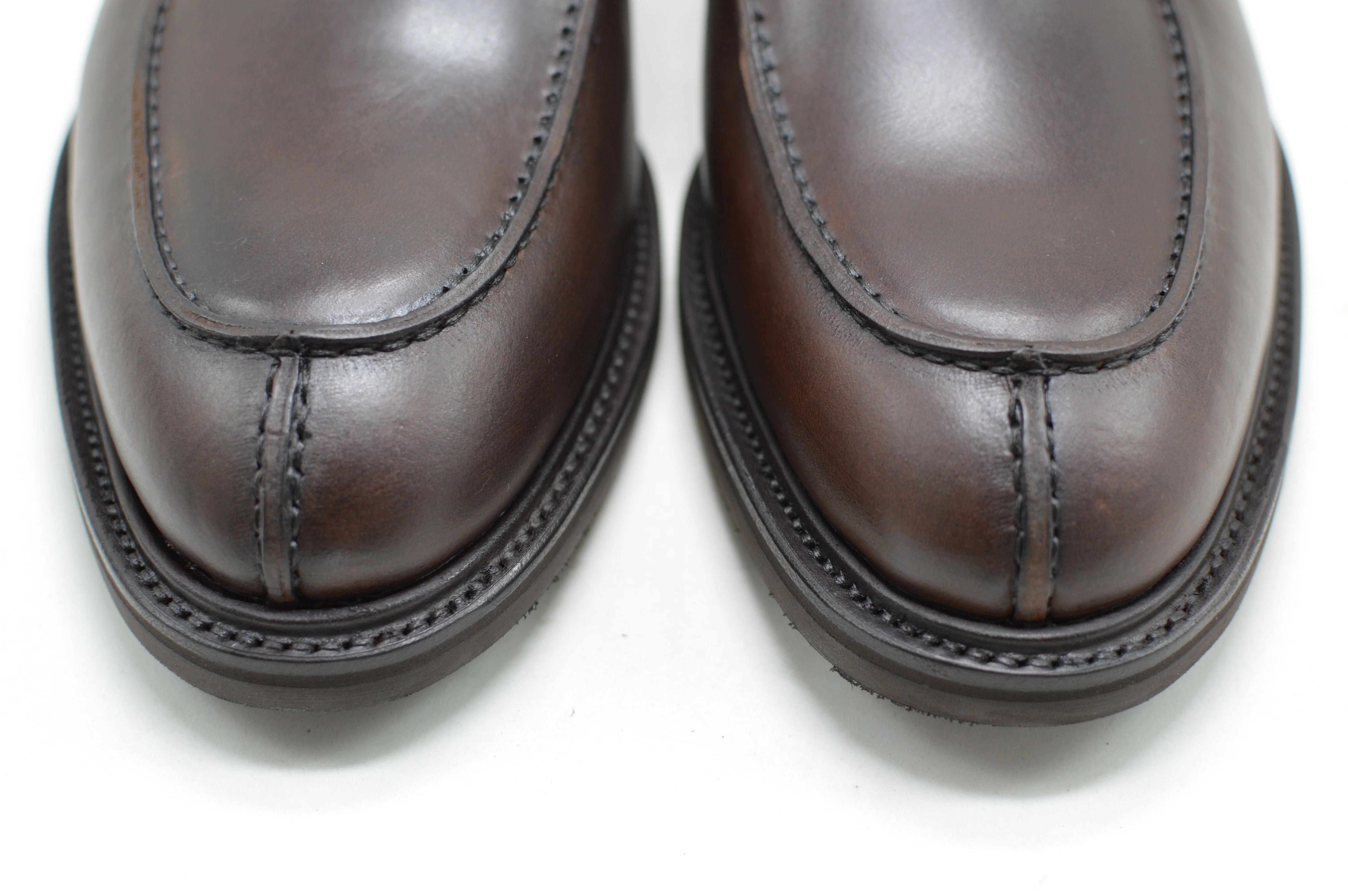FACTORY SECOND Berwick 1707 Split Toe Derby Shoe (2439) Dark Brown - Image 14