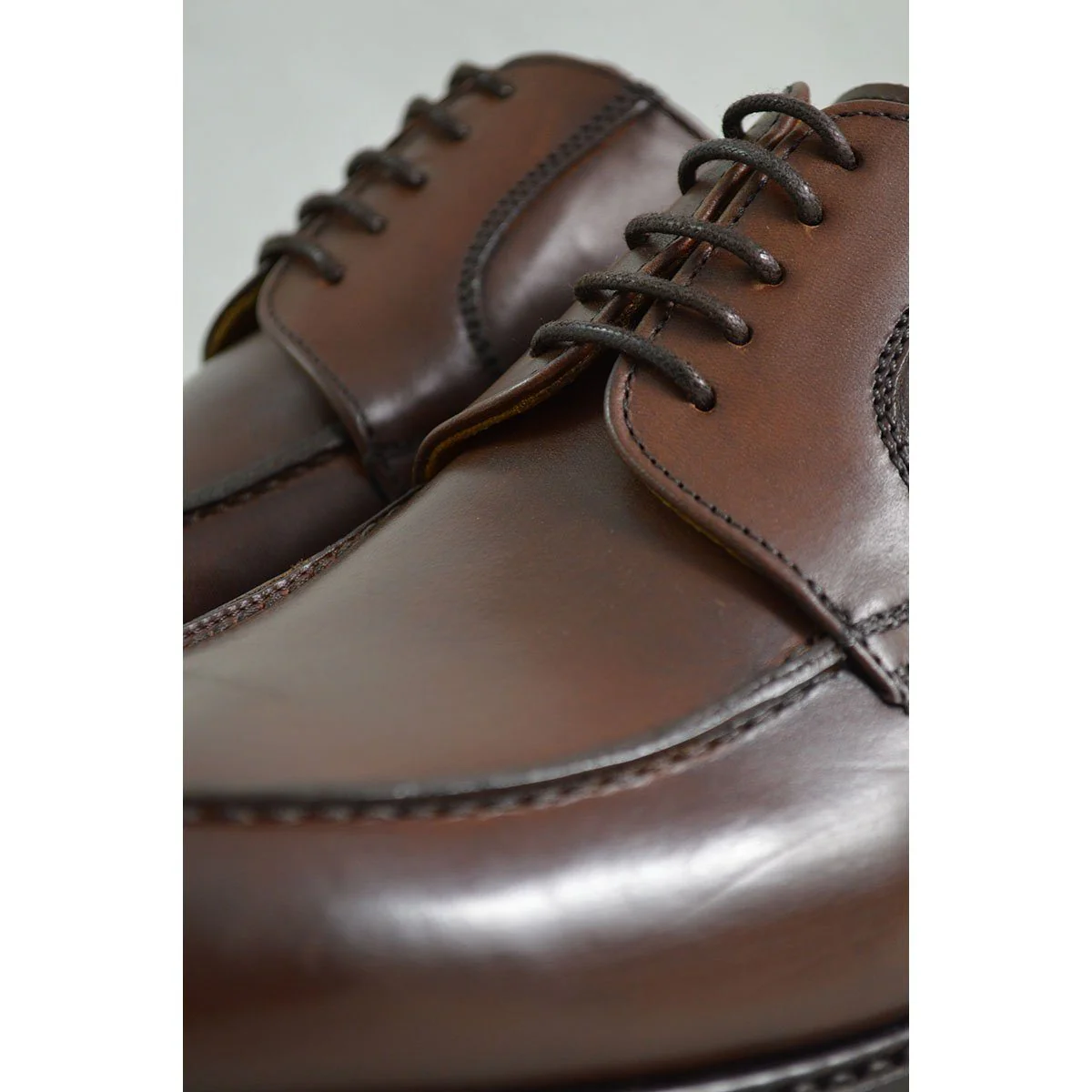 FACTORY SECOND Berwick 1707 Split Toe Derby Shoe (2439) Dark Brown - Image 4