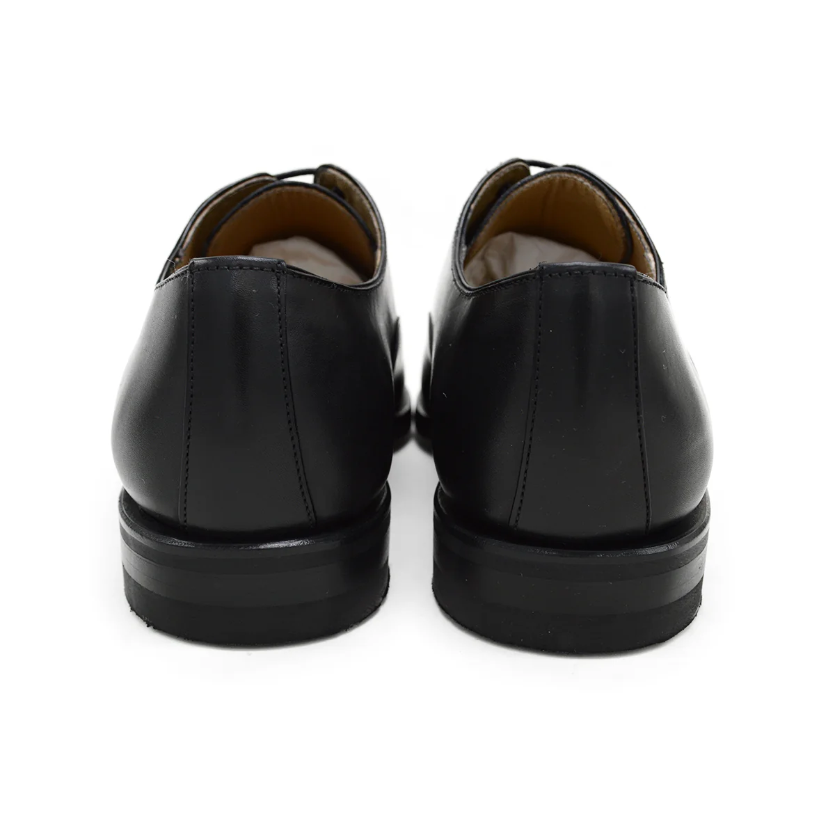 FACTORY SECOND Berwick 1707 Straight Cap Oxford (5217) - Black Boxcalf (Dainite) - Image 6