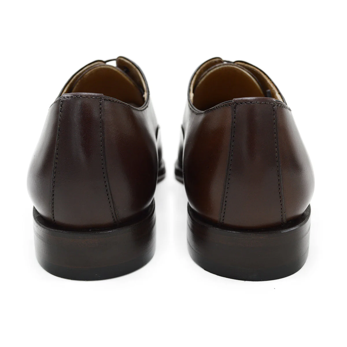 FACTORY SECOND Berwick 1707 Straight Cap Oxford (5217) Dark Brown - Image 6