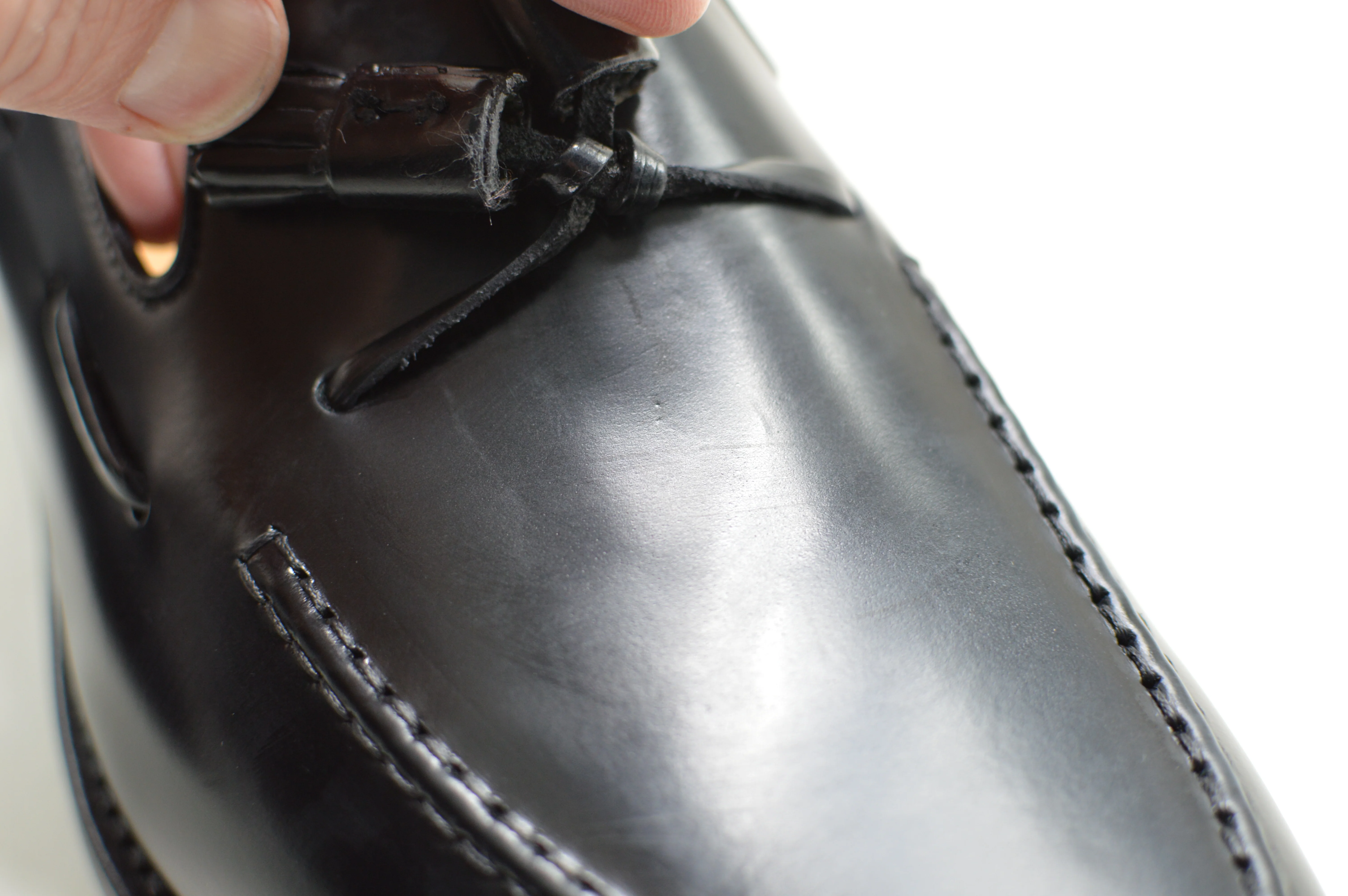 FACTORY SECOND Berwick 1707 Tasselled Slip On (8491) - Black Rois - Image 10