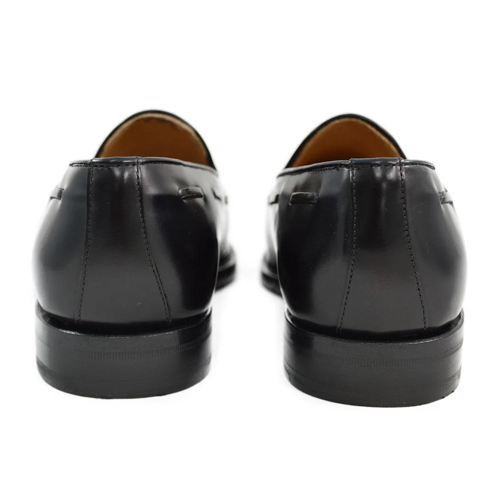 FACTORY SECOND Berwick 1707 Tasselled Slip On (8491) - Black Rois - Image 6