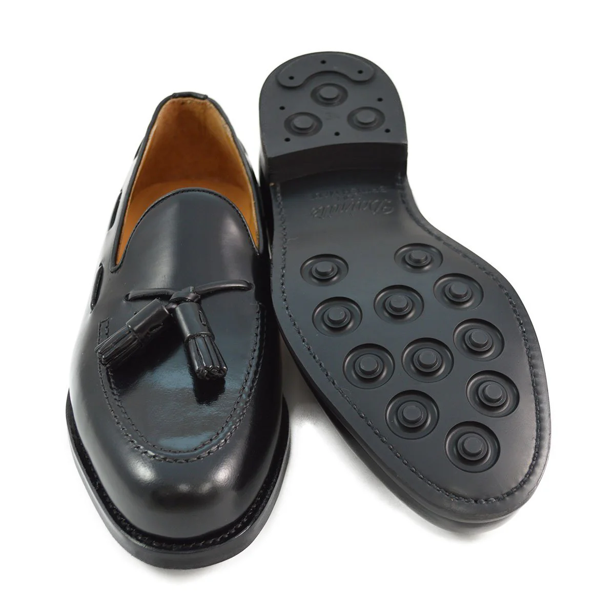 FACTORY SECOND Berwick 1707 Tasselled Slip On (8491) - Black Rois Dainite - Image 2