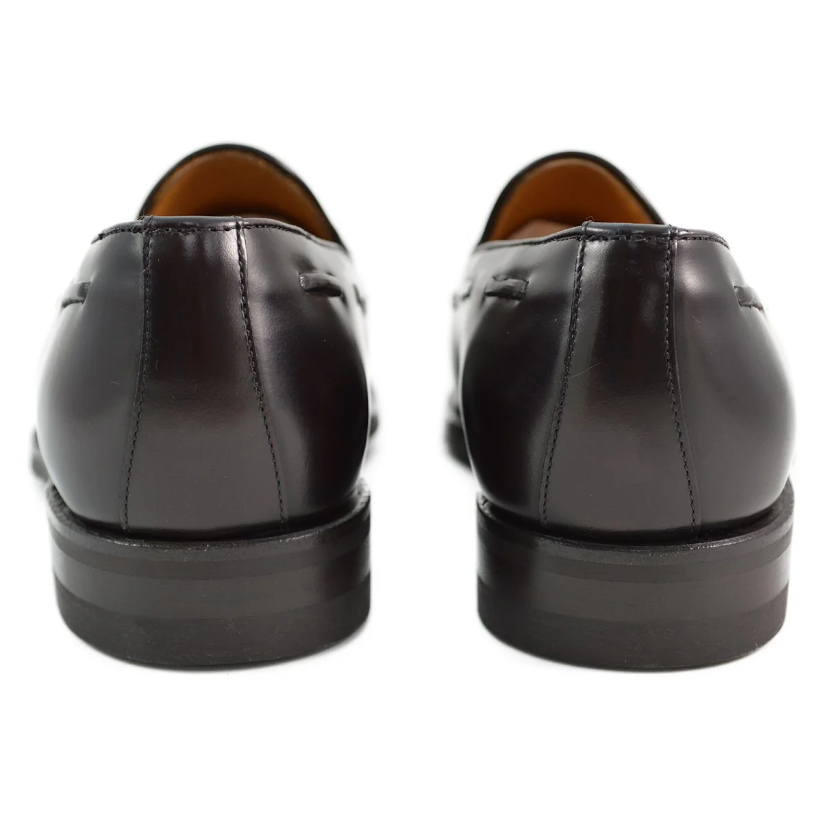 FACTORY SECOND Berwick 1707 Tasselled Slip On (8491) Dark Brown Hi Shine (Dainite) - Image 6