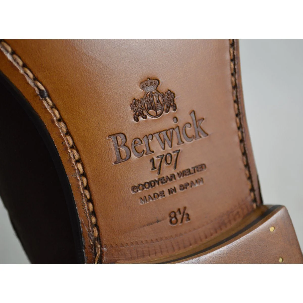 FACTORY SECOND Berwick 1707 Tasselled Slip On (8491) - Dark Brown Suede - Image 7