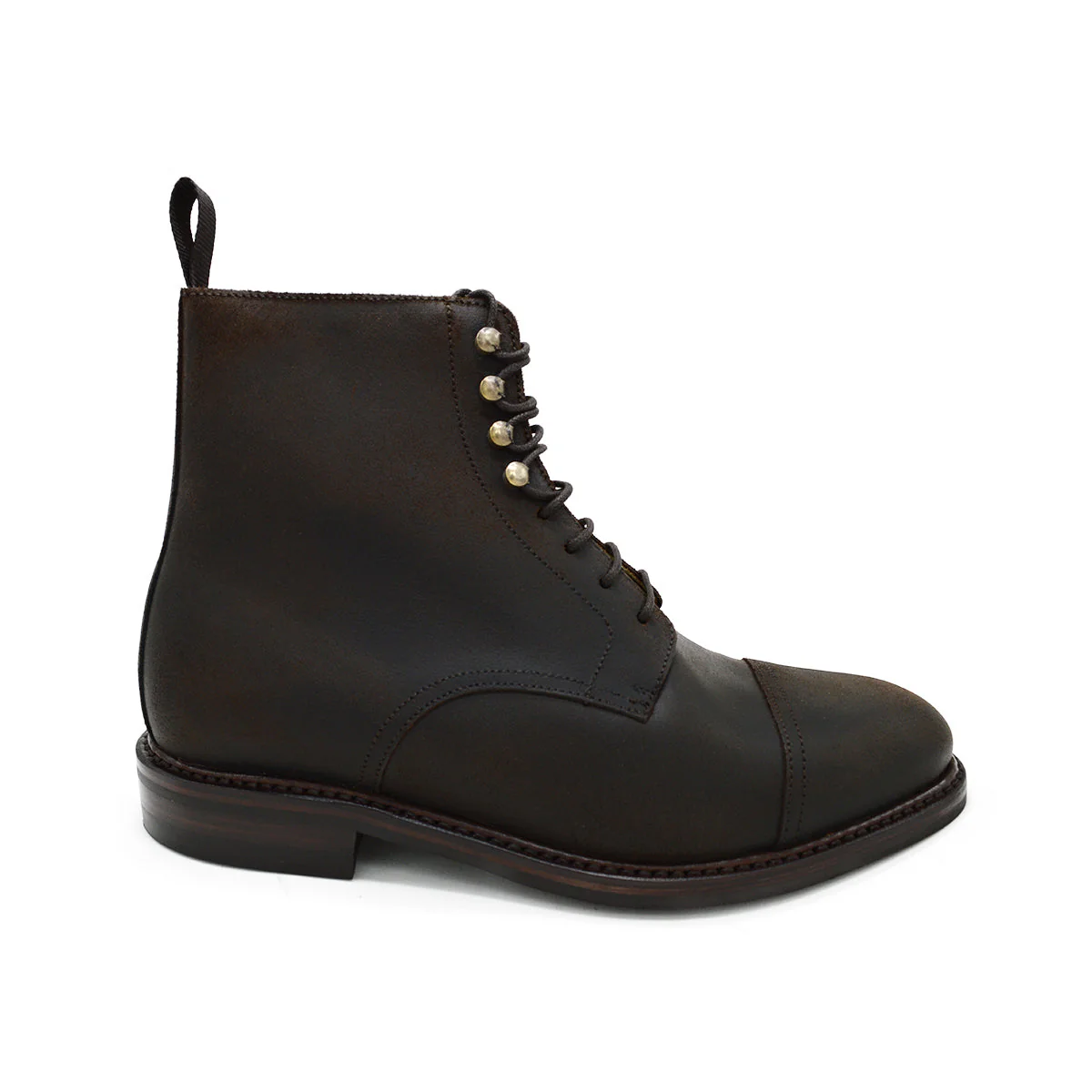 FACTORY SECOND Berwick 1707 Toe Cap Boot (321) - Waxy Commander Snuff