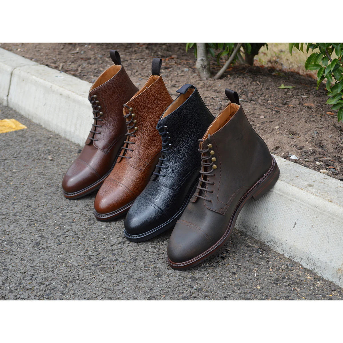FACTORY SECOND Berwick 1707 Toe Cap Boot (321) - Waxy Commander Snuff - Image 12
