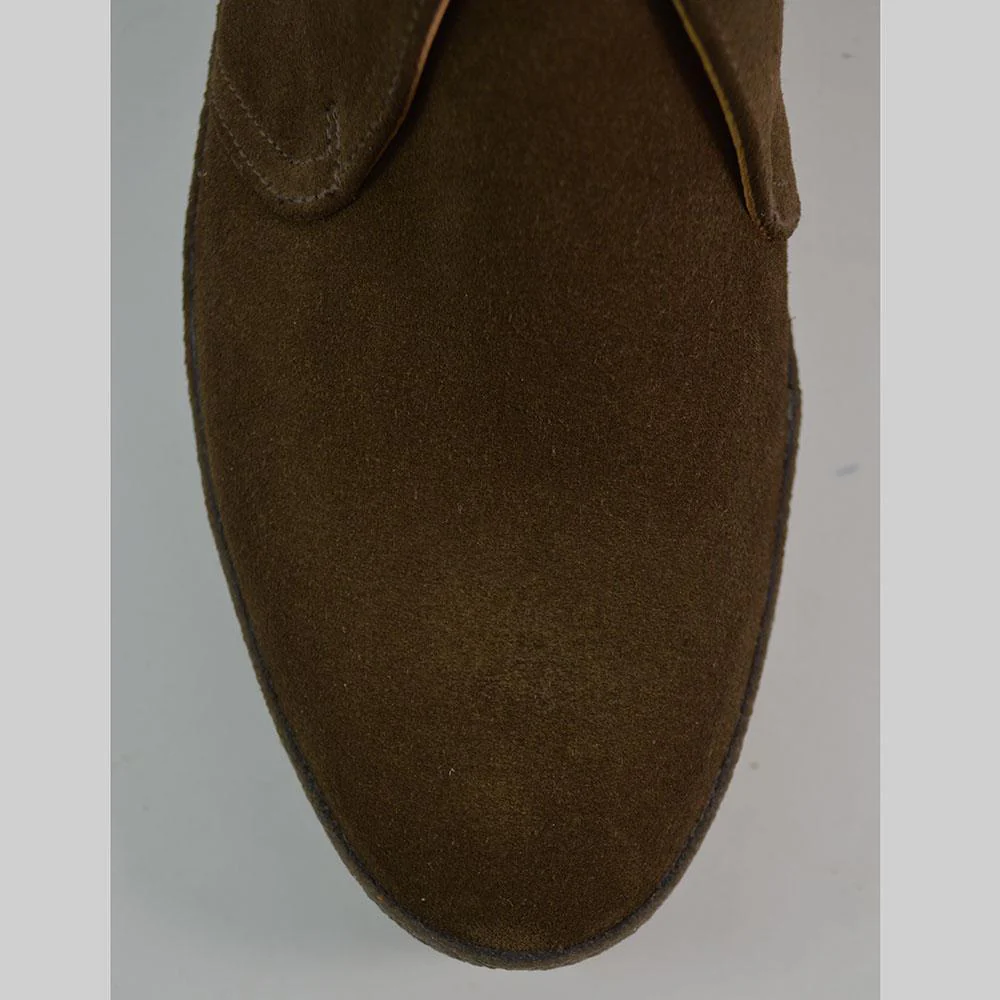 Sanders HI-TOP Chukka Boot - Chocolate - Image 7