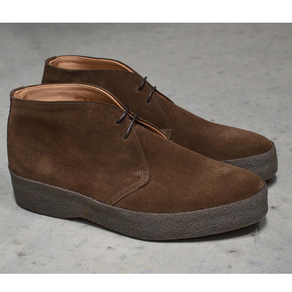 Sanders HI-TOP Chukka Boot - Chocolate - Image 8