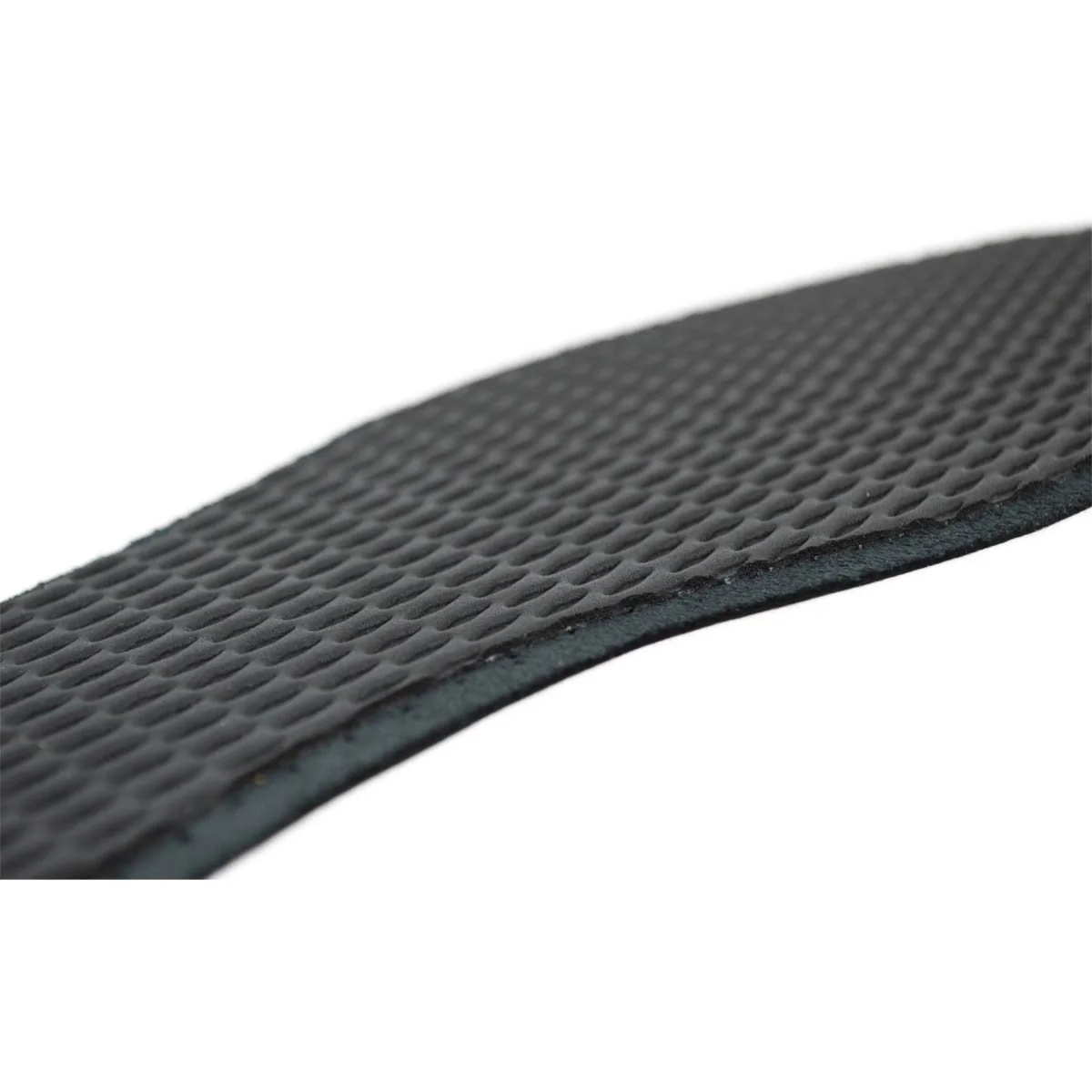 Saphir Black Leather Insoles on charcoal - Classic Round Toe Fit - Image 3