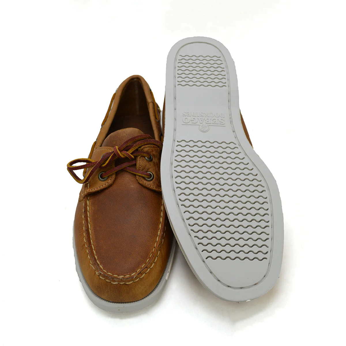 Sebago Dockside Oiled Waxy Deck Shoe - Crazy Horse - Image 2