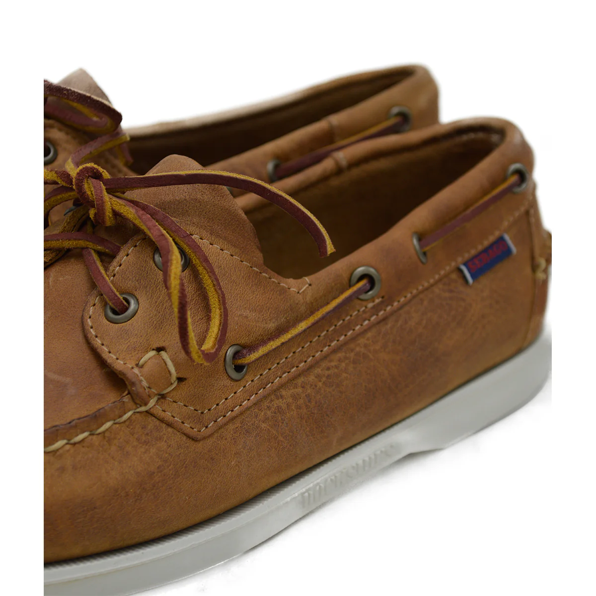 Sebago Dockside Oiled Waxy Deck Shoe - Crazy Horse - Image 4