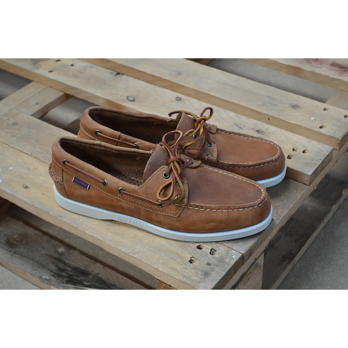 Sebago Dockside Oiled Waxy Deck Shoe - Crazy Horse - Image 8