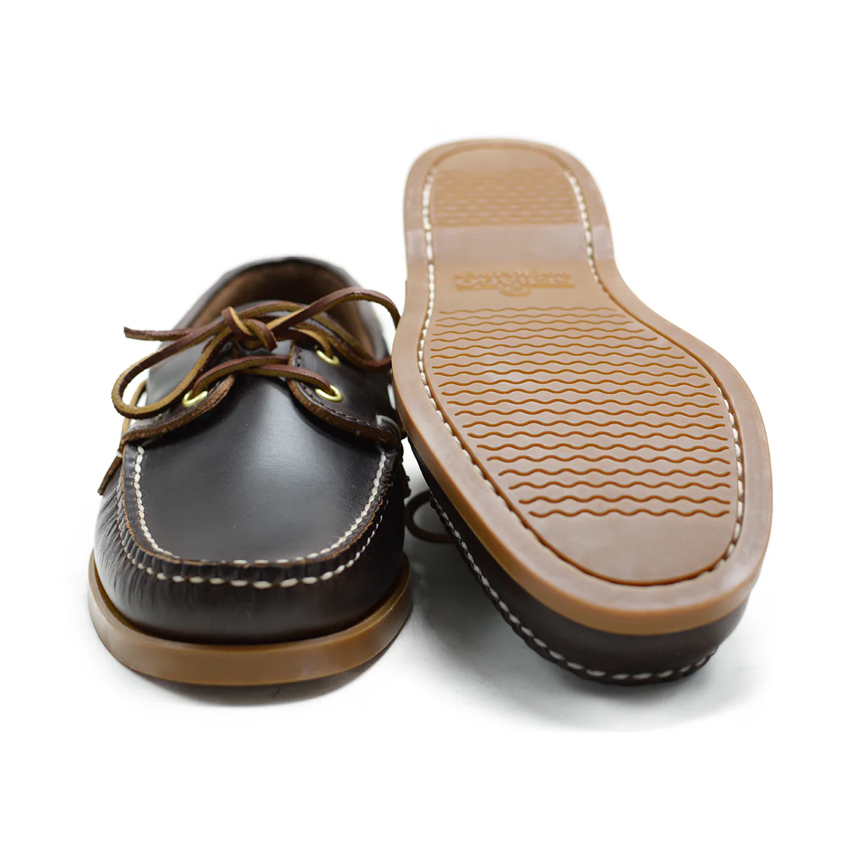 Sebago Dockside Leather Boat Shoe Made in USA - Brown Gum - Image 2