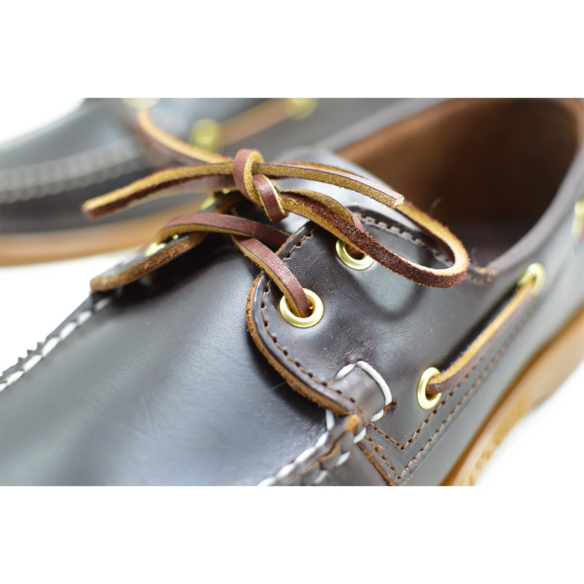 Sebago Dockside Leather Boat Shoe Made in USA - Brown Gum - Image 4