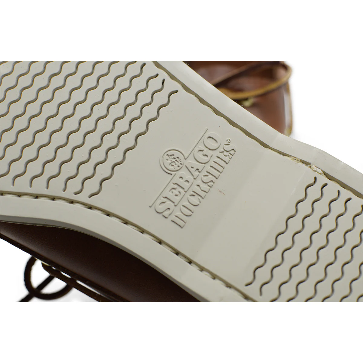 Sebago Dockside Leather Boat Shoe Made in USA - Brown Tan - Image 7
