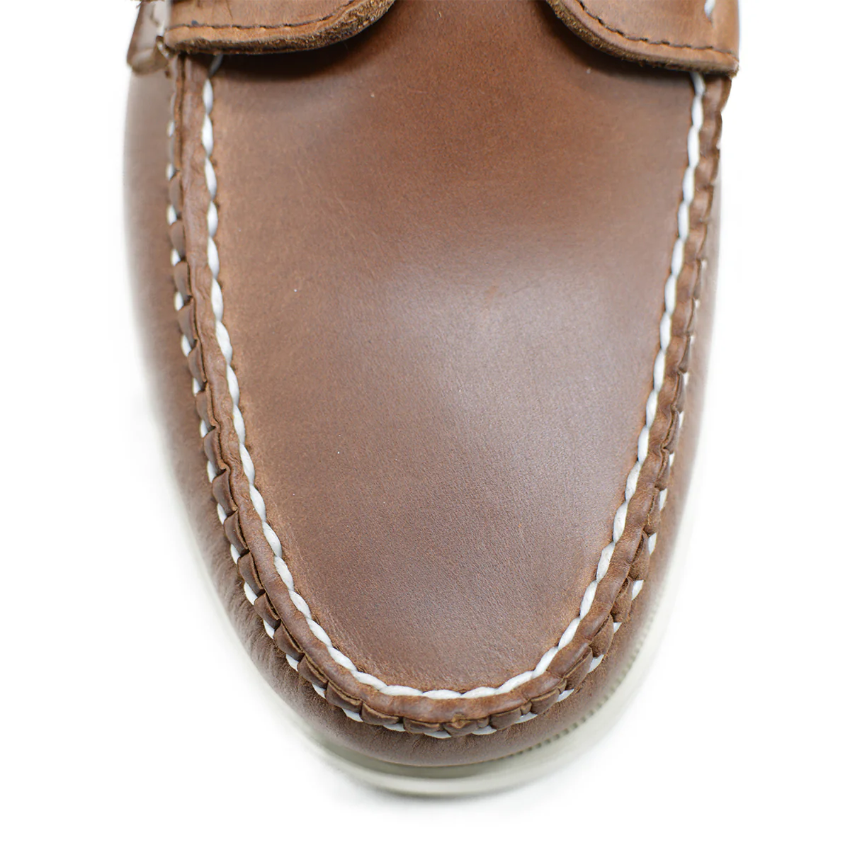Sebago Dockside Leather Boat Shoe Made in USA - Brown Tan - Image 8