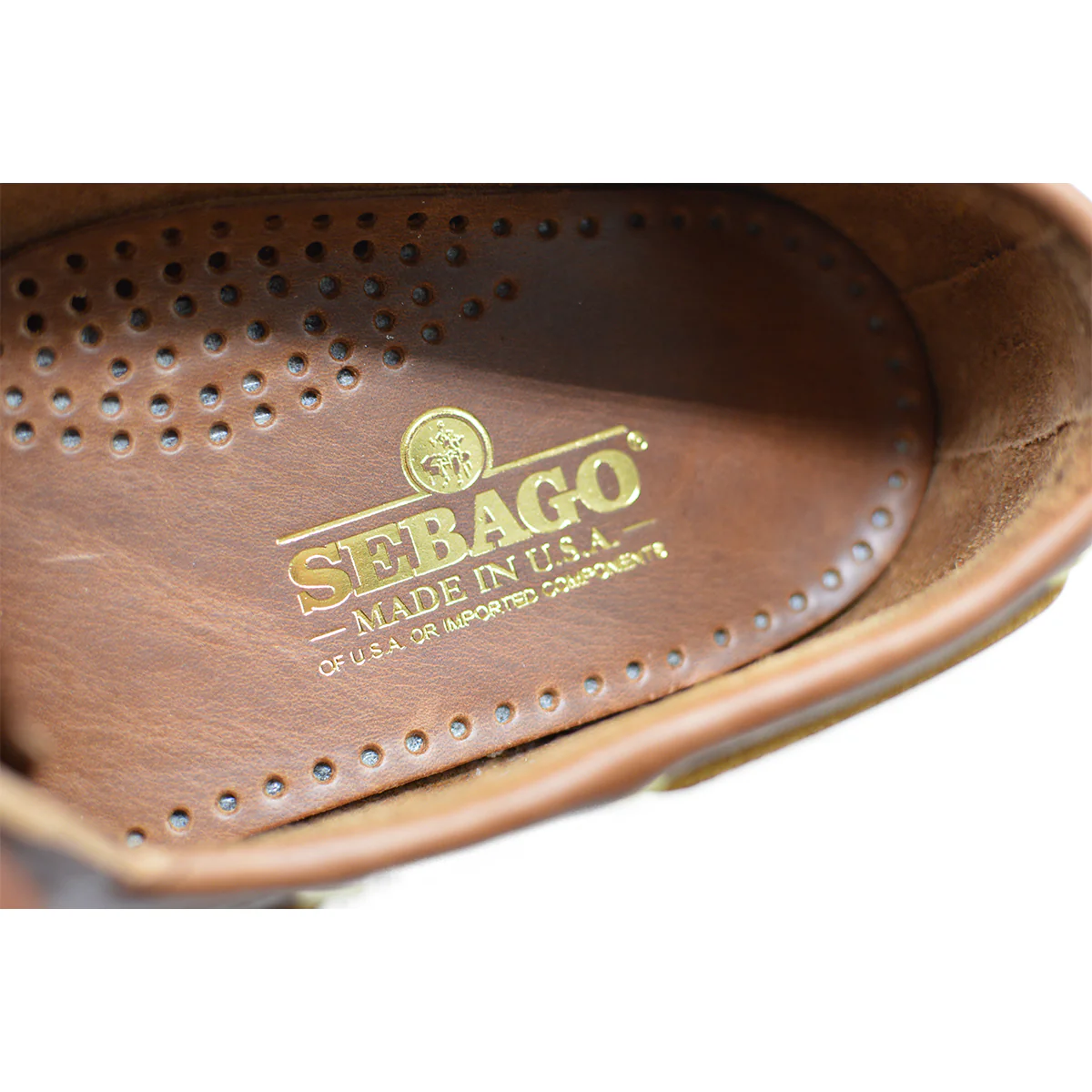 Sebago Dockside Leather Boat Shoe Made in USA - Brown Tan - Image 9