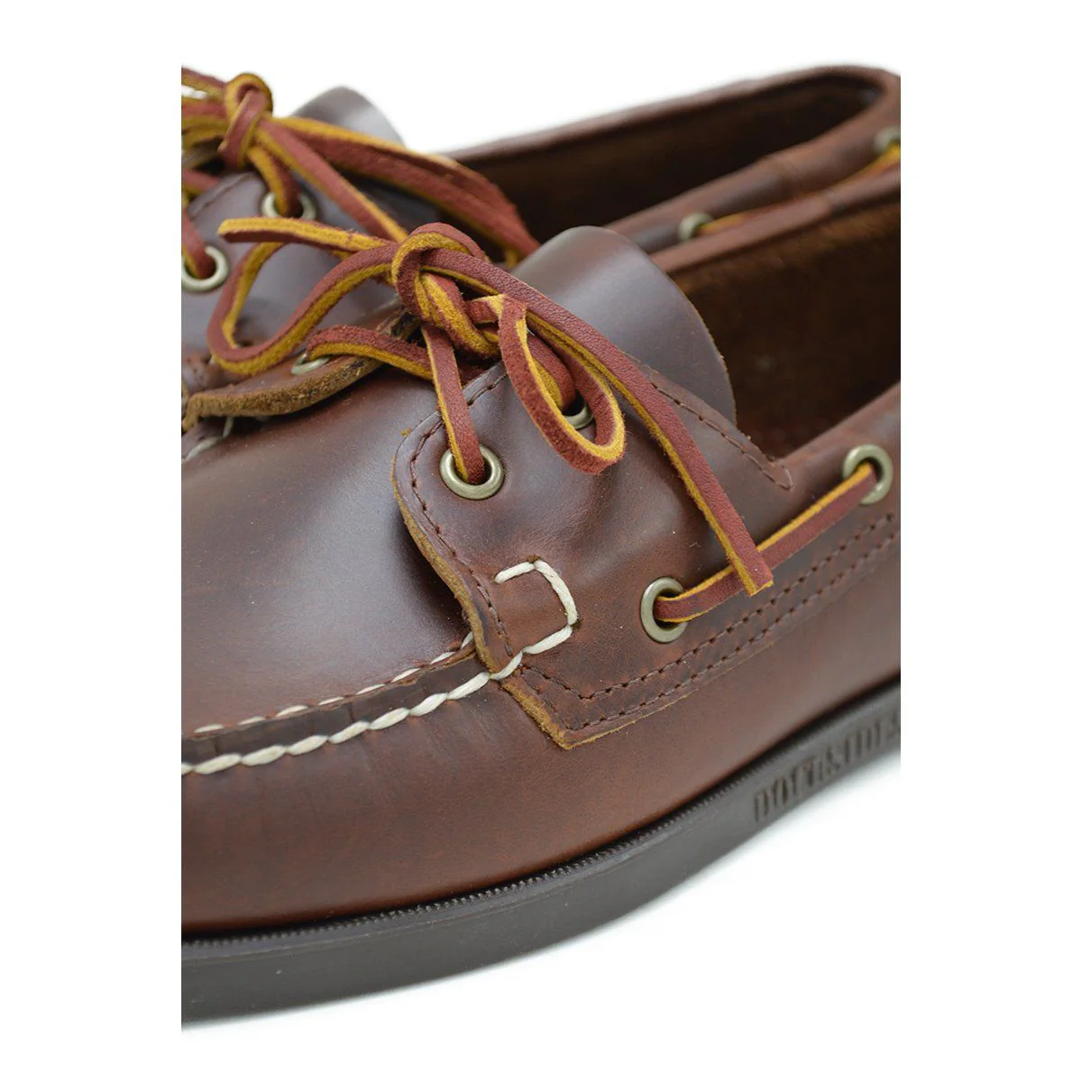 Sebago Dockside Oiled Waxy Deck Shoe - Brown Gum - Image 4