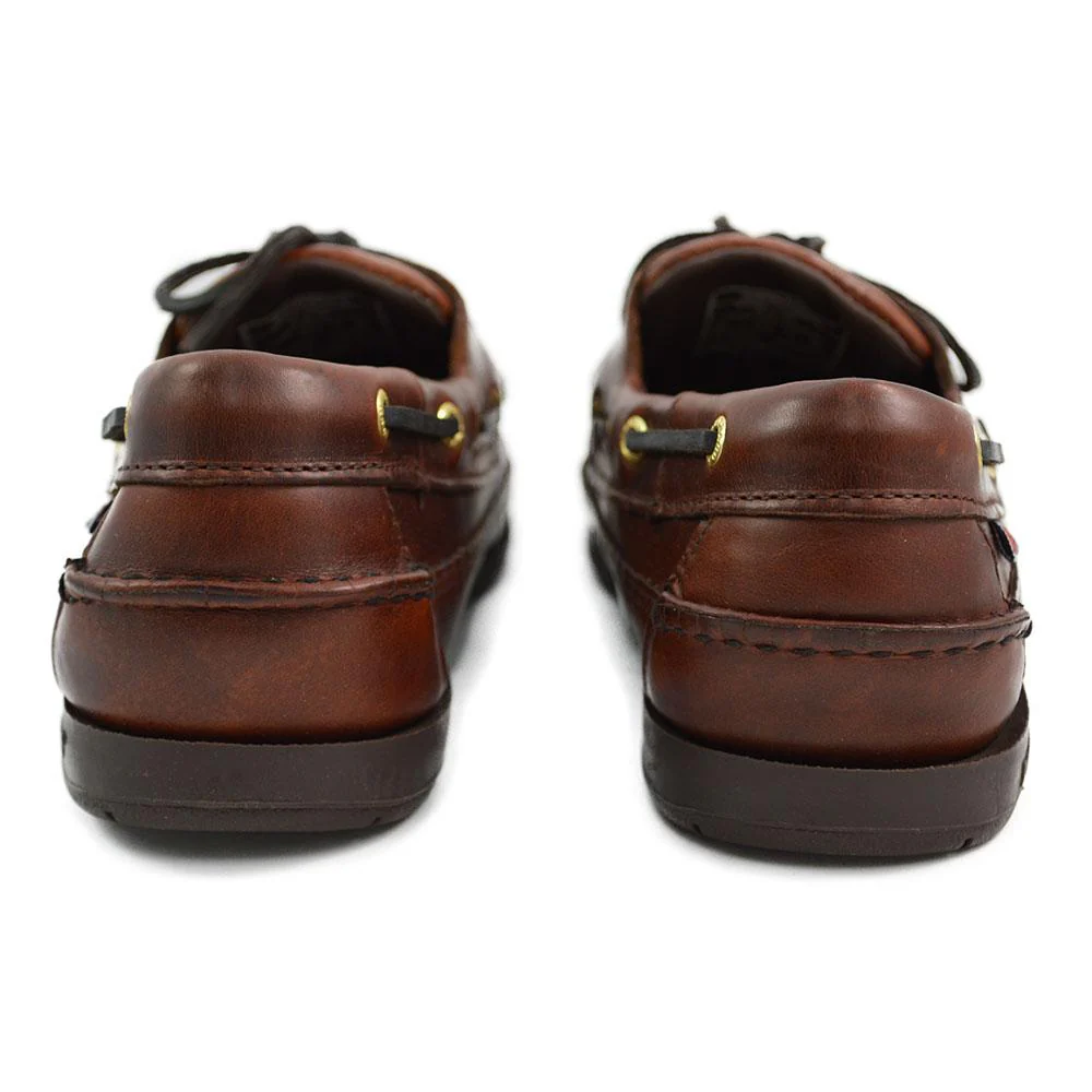 Sebago Schooner Oiled Waxy Deck Shoe - Brown Gum - Image 7