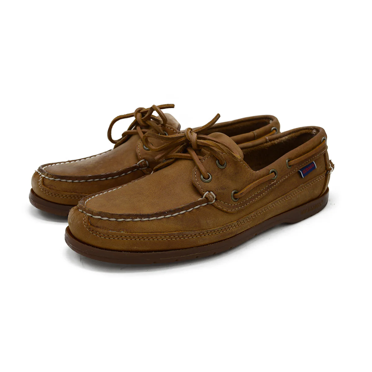 Sebago Schooner Oiled Waxy Deck Shoe - Crazy House - Image 3