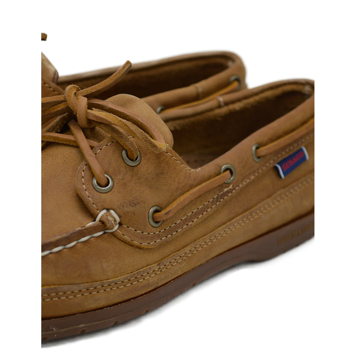Sebago Schooner Oiled Waxy Deck Shoe - Crazy House - Image 4
