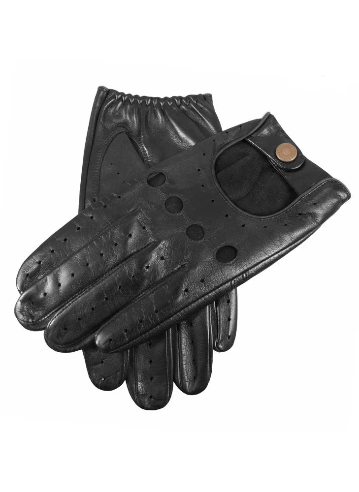 DENTS SILVERSTONE Men's Touchscreen Leather Driving Gloves