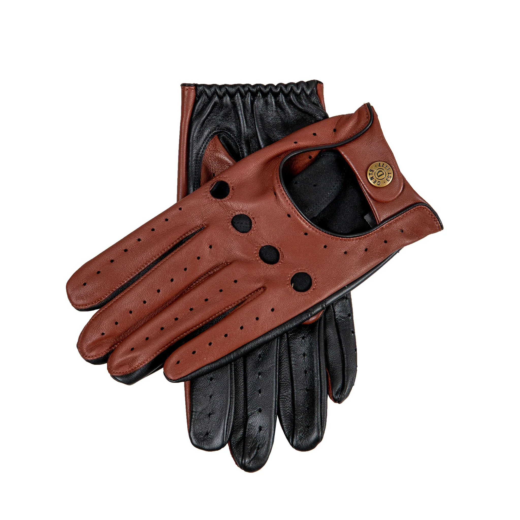 DENTS SILVERSTONE Men's Touchscreen Leather Driving Gloves - Image 6